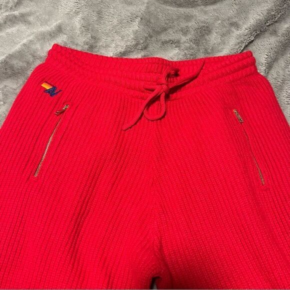 Cashmere!AviatorNation🌈CabinCashmereSweater Pant ZipPockets Made in USA - Picture 5 of 17
